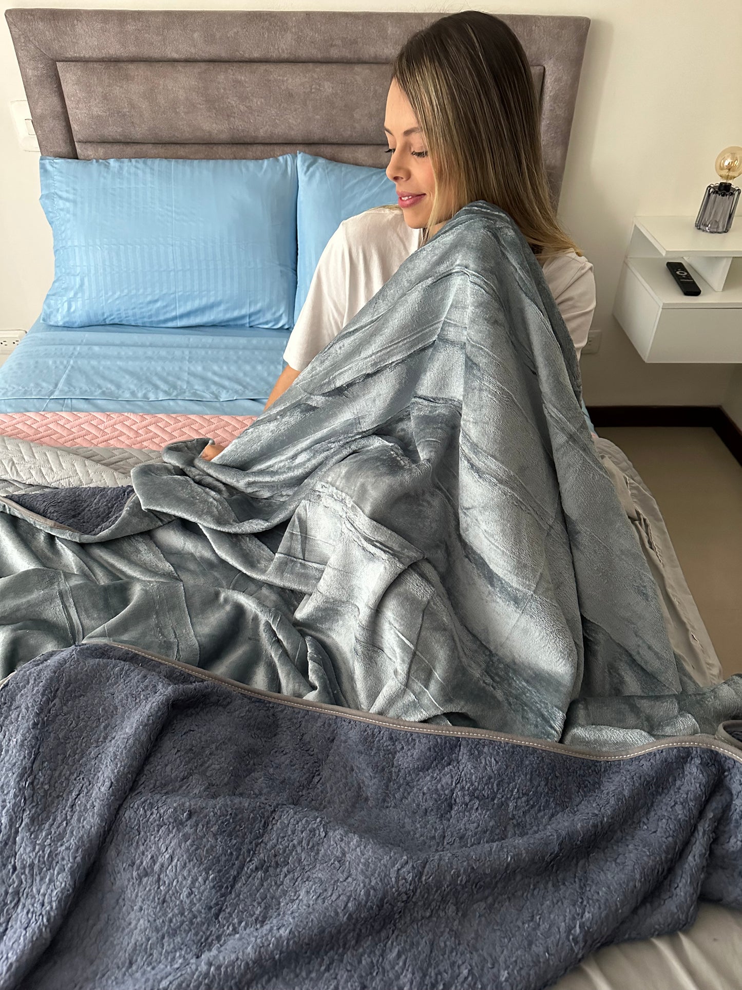 COBIJA PIEL DE CONEJO OVEJERA