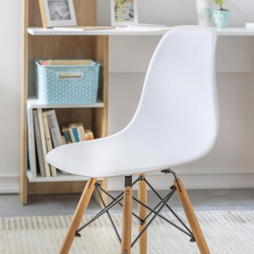 Silla de comedor. Silla Eames. Silla de diseño