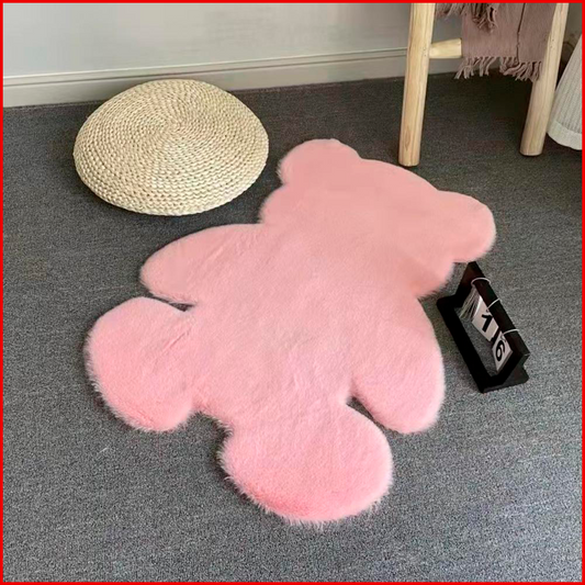 Alfombra en forma de oso / decoración /  pie de cama
