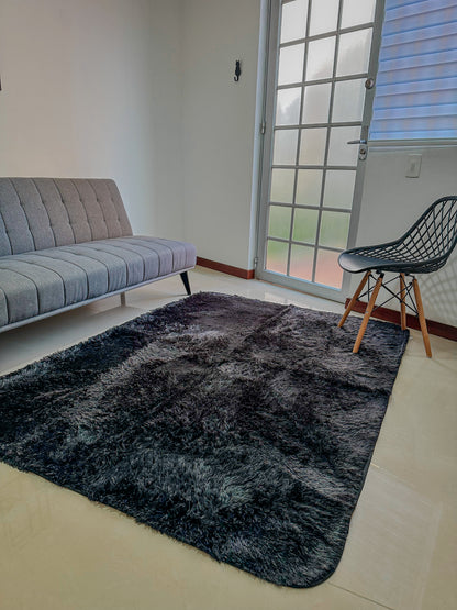 Alfombra de felpa de pelo largo para sala 2.0X1.50, decoración del hogar