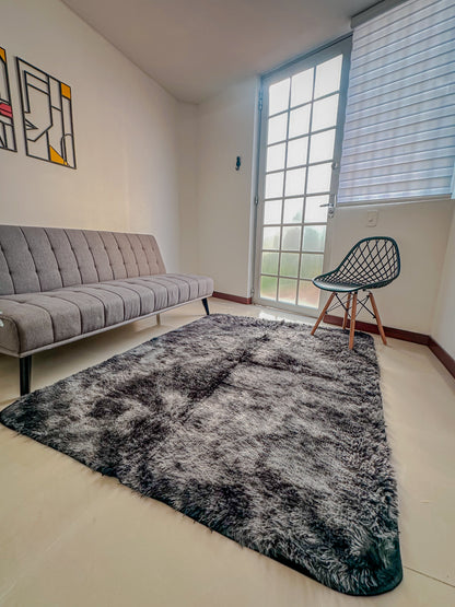 Alfombra de felpa de pelo largo para sala 2.0X1.50, decoración del hogar