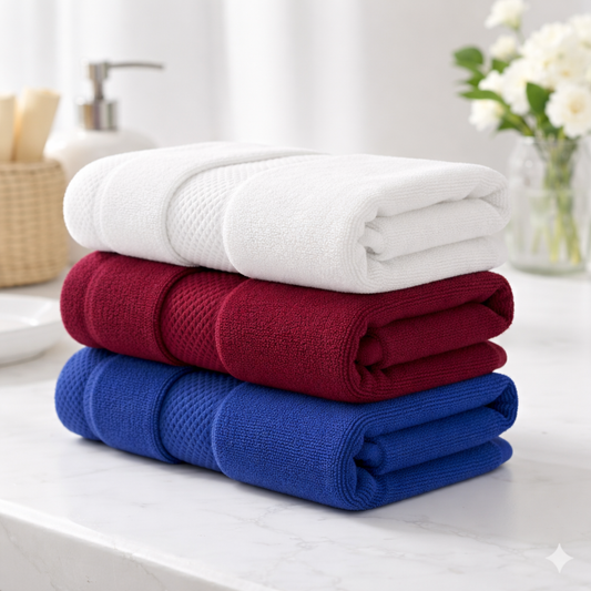 Combo 3 Toallas de cuerpo en Algodón