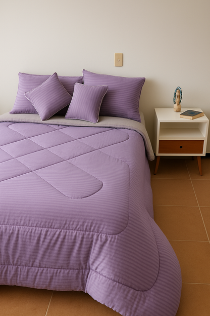 Edredón doble faz acolchado