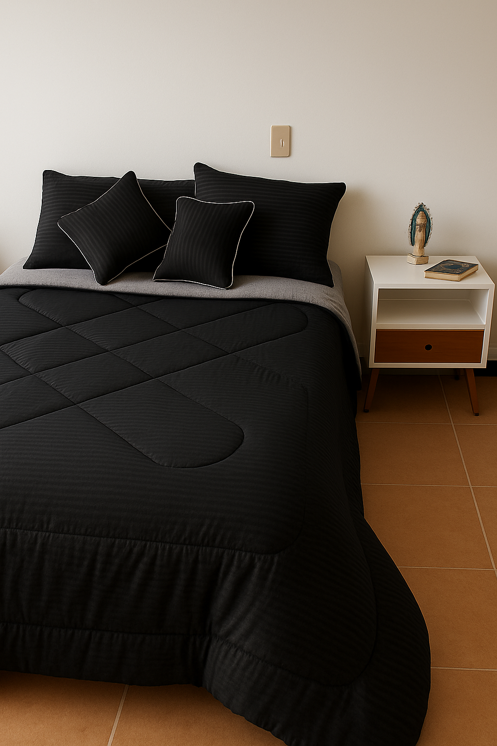 Edredón doble faz acolchado