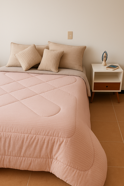 Edredón doble faz acolchado