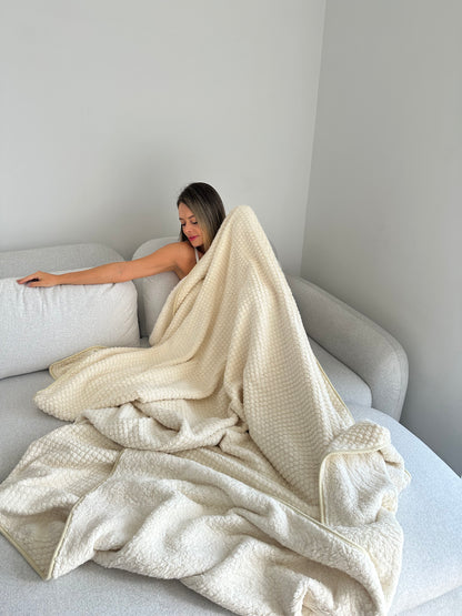 Cobija Piel de Pato ovejera