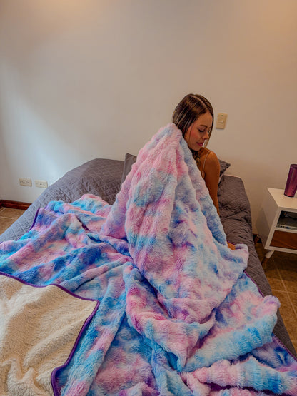 COBIJA PIEL DE CONEJO OVEJERA