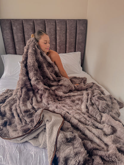 COBIJA PIEL DE CONEJO OVEJERA