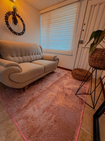 Alfombra de felpa de pelo largo para sala 2.0X1.50, decoración del hogar