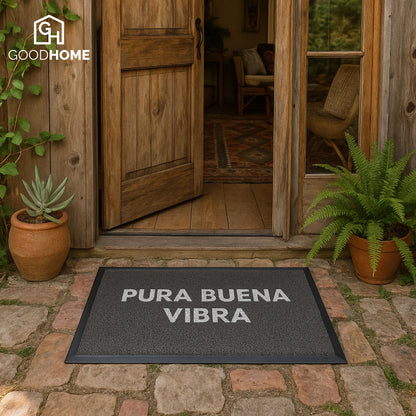 Tapete de bienvenida Buenas vibras 70x45cm