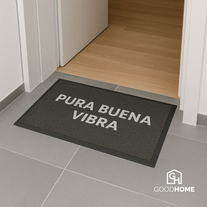 Tapete de bienvenida Buenas vibras 70x45cm