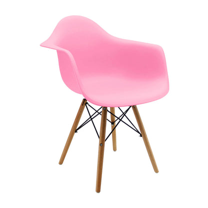 Silla Brazos Eames Estilo Europeo  58.5X62X80