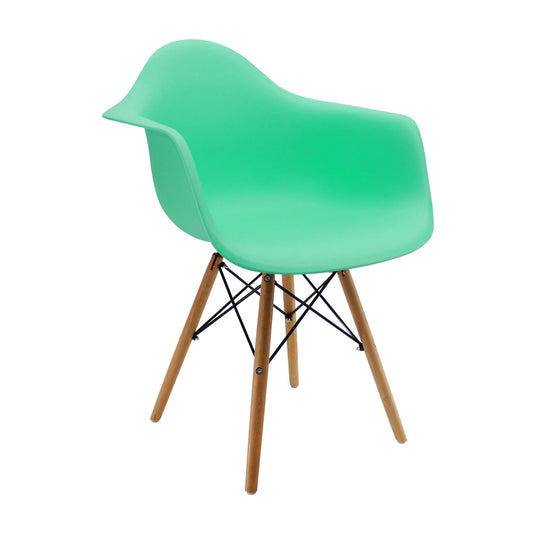 Silla Brazos Eames Estilo Europeo  58.5X62X80
