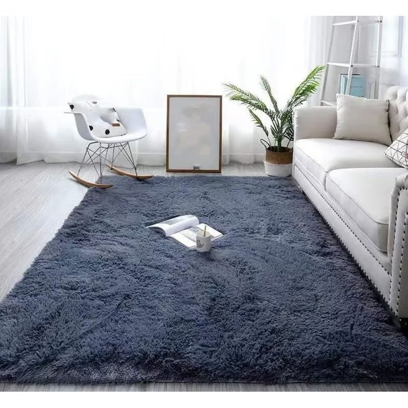 Alfombra de felpa de pelo largo para sala 2.0X1.50, decoración del hogar