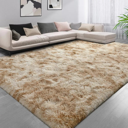 Alfombra de felpa de pelo largo para sala 2.0X1.50, decoración del hogar