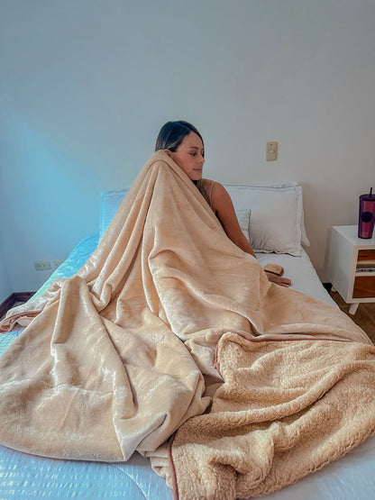 COBIJA PIEL DE CONEJO OVEJERA