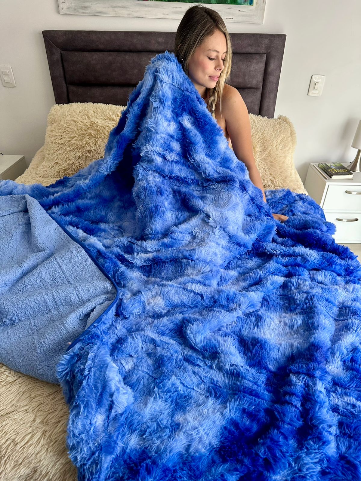 COBIJA PIEL DE CONEJO OVEJERA