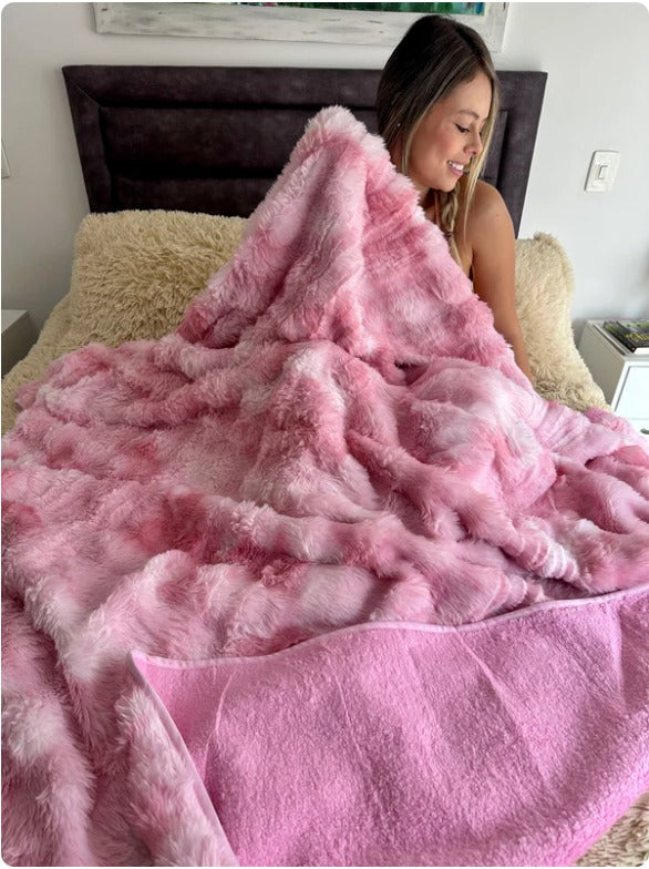 COBIJA PIEL DE CONEJO OVEJERA