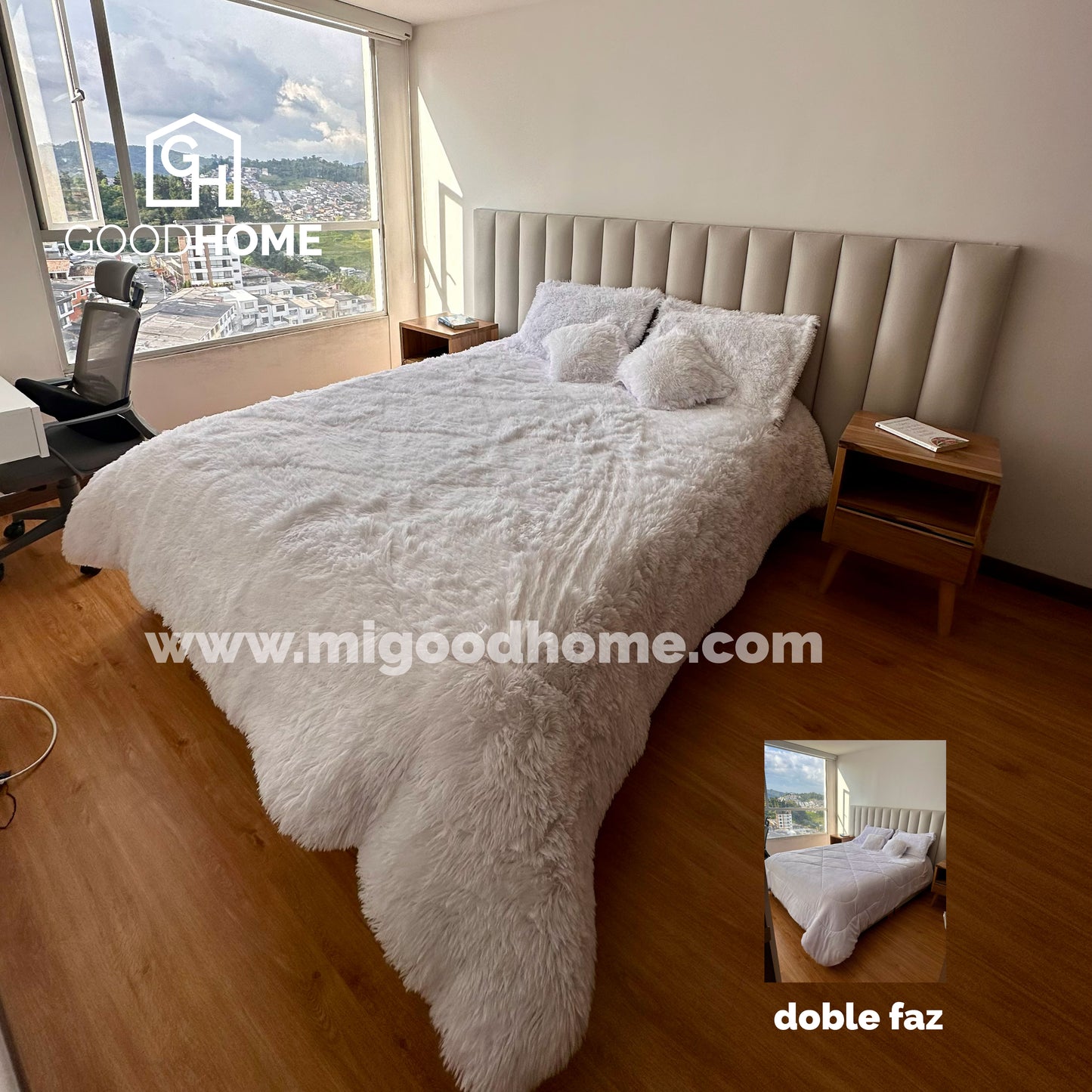 Plumón ovejero térmico acolchado